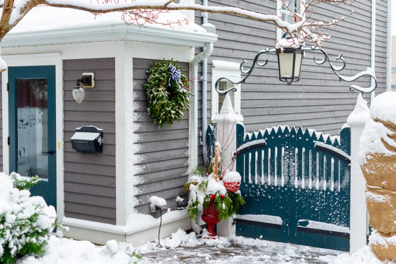 December Home Tip: Increase safety and security-make sure your exterior is well lit and snow shoveled, even when you are away