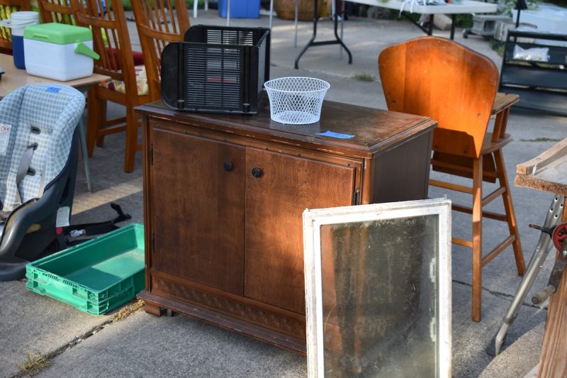 Getting rid of stuff in June for a yard sale