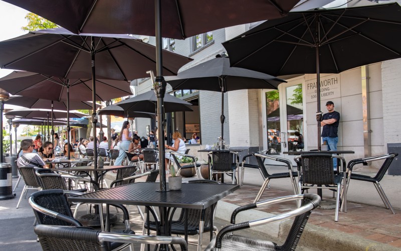 Street Dining in Ann Arobr at TAQ