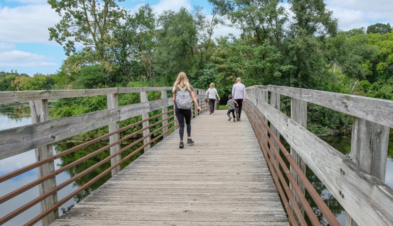 Family fun at Gallup Park